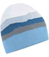 BB394R B394R Beechfield Mountain Peaks Pull-On Beanie Glacier Peaks colour image